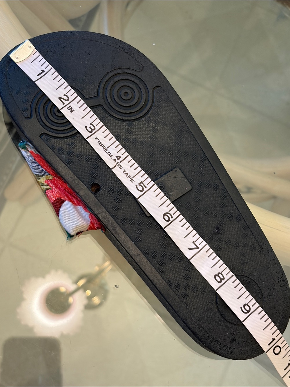 Steve Madden Black Slides with Multicolor Floral Embroidery & Silver Studs - Picture 7 of 9
